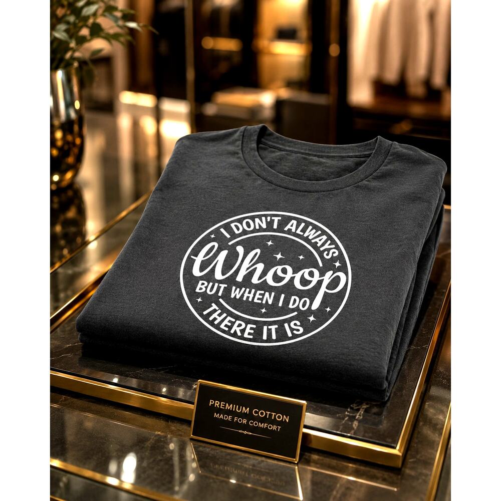 Whoop There it Is T-Shirt Dark Gray size 10